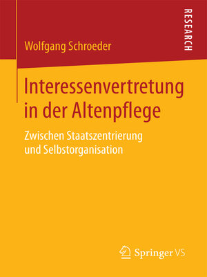 cover image of Interessenvertretung in der Altenpflege